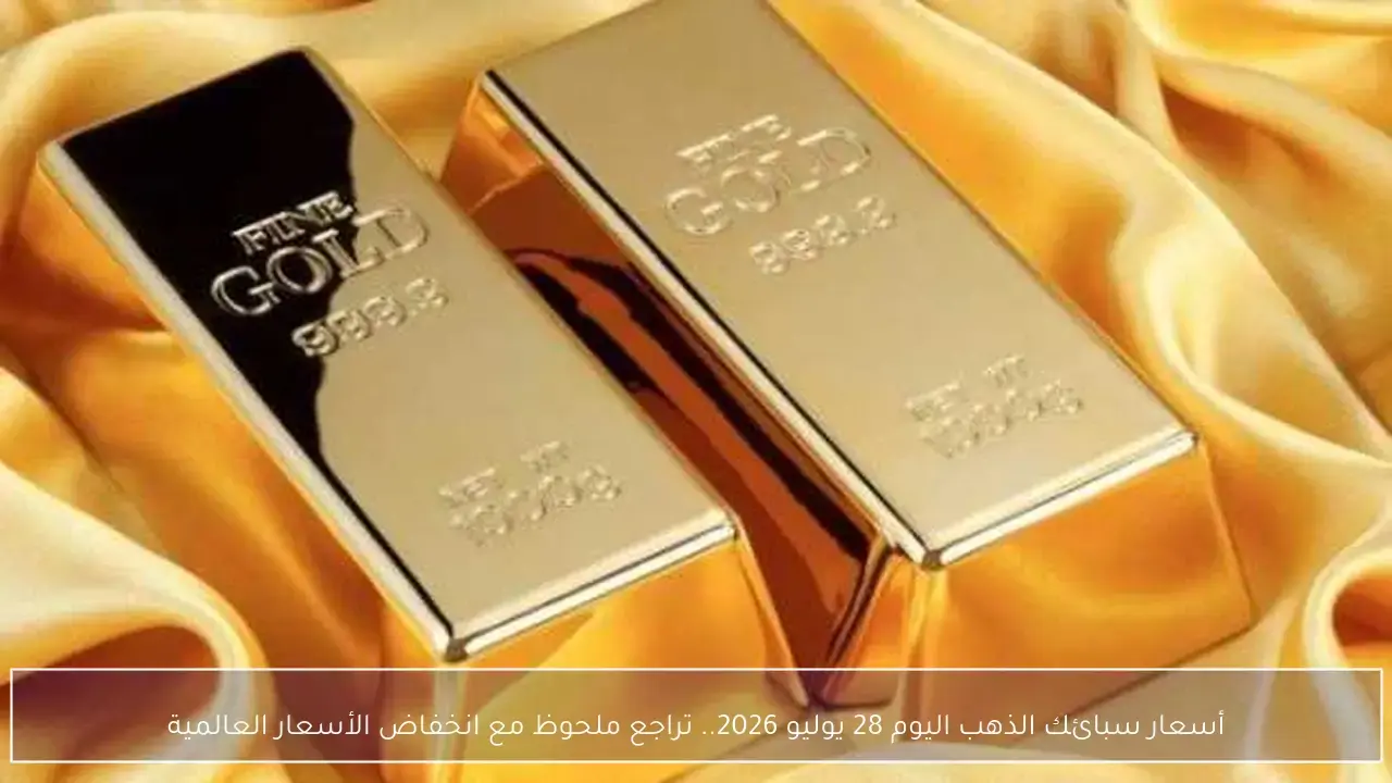 تراجع ملحوظ في أسعار سبائك الذهب اليوم تزامناً مع الانخفاض العالمي